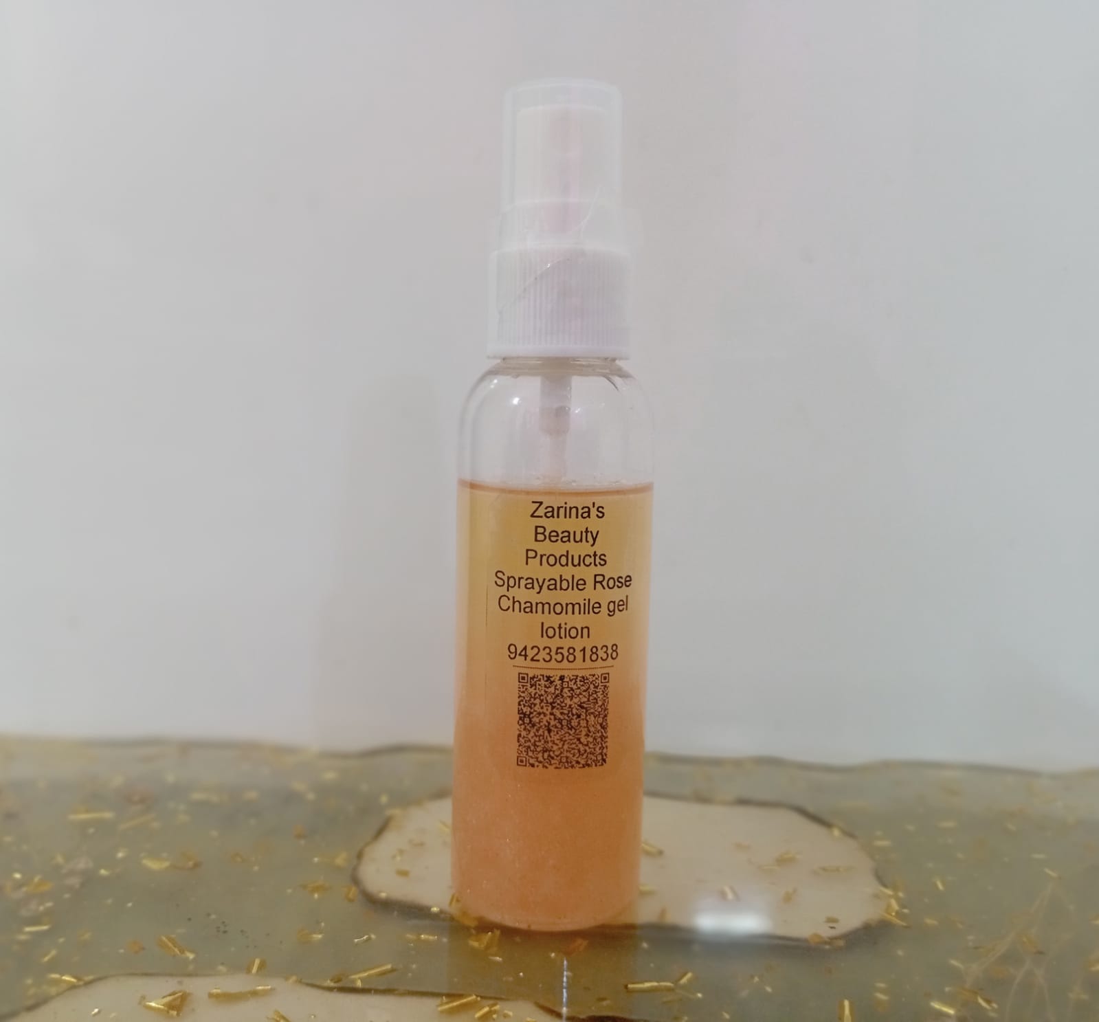 Sprayable Rose Chamomile Gel Lotion